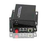 2 Channel POTS Telephone and RJ45 Ethernet over Fiber Optic Extenders 1 Set ,PBX FXO/ FXS phone fiber converters FC Singlemode single fiber 20Km Support Called Id Ring And Fax